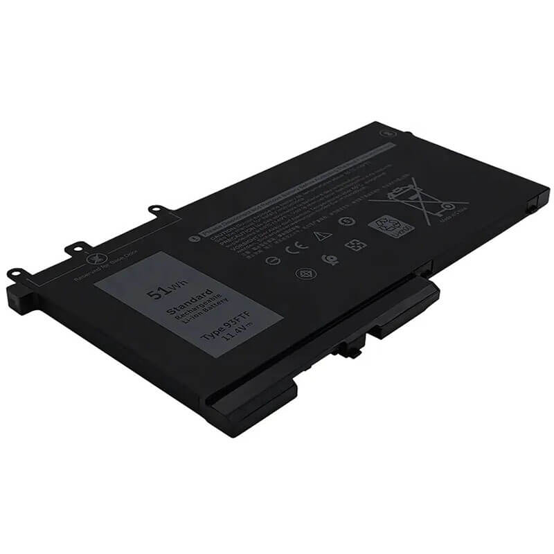 93FTF Battery for Dell Precision 3520 3530 Latitude 5490 5480 Replacement front view