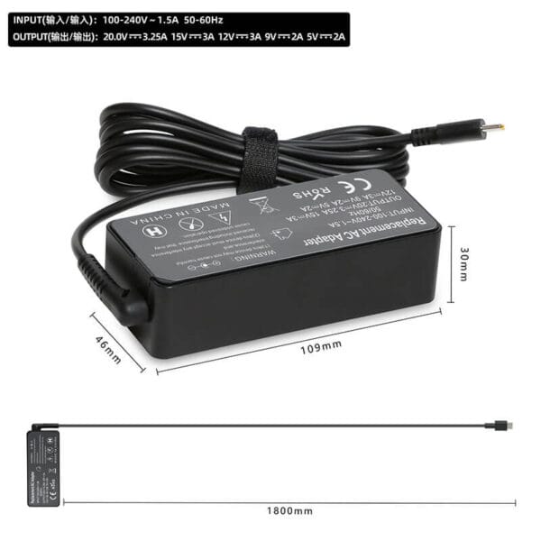 ACER 20V 3.25A 65W type c 5