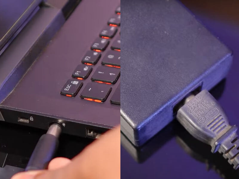 laptop battery not charging Loose plug1