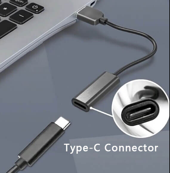 Type C Connector Of Universal Laptop Adapter