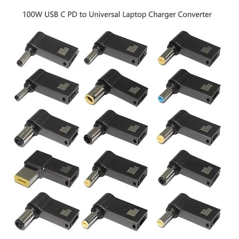Universal Laptop PD Charger plugs spec