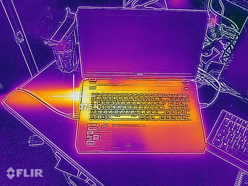 Laptop thermal imaging