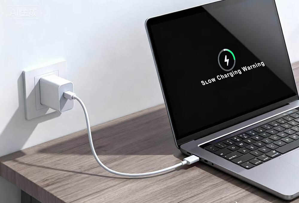 charging slowly warning