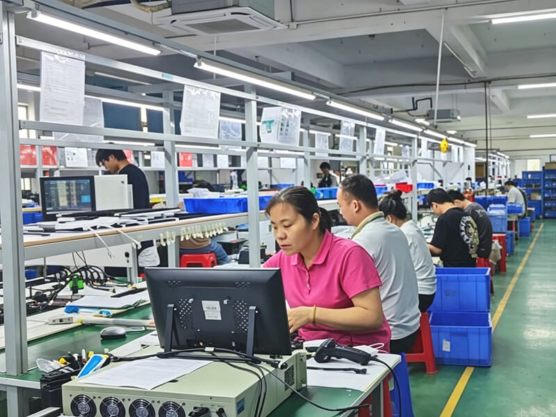 Laptop battery assembly production line